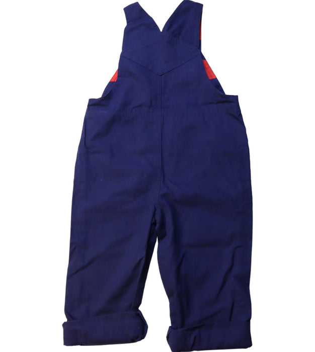 A Blue Long Overalls from Marimekko in size 2T for boy. (Back View)