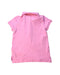 A Pink Short Sleeve Polos from Polo Ralph Lauren in size 5T for girl. (Back View)