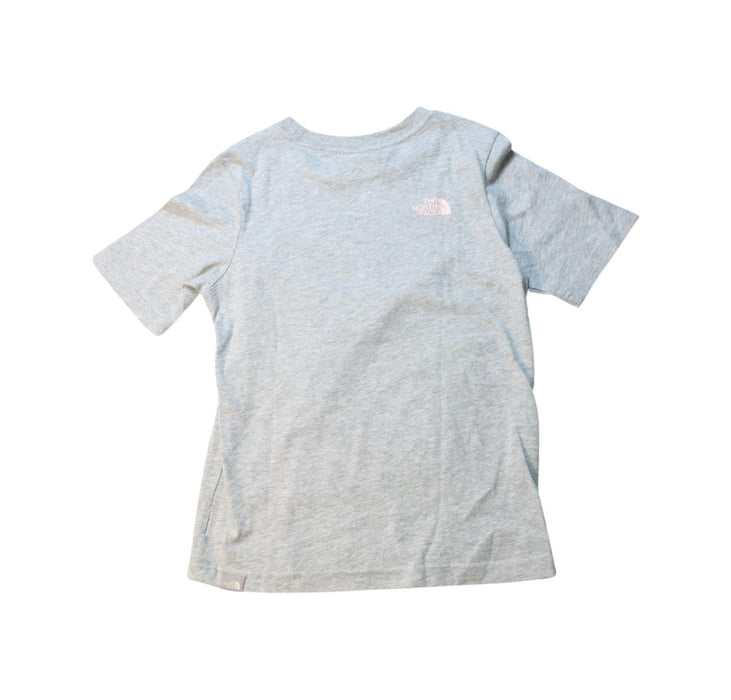 A Grey Short Sleeve T Shirts from The North Face in size 6T for neutral. (Back View)