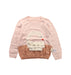 A Pink Knit Sweaters from The Bonnie Mob in size 4T for girl. (Front View)