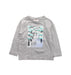 A Grey Long Sleeve T Shirts from Jacadi in size 3T for girl. (Front View)