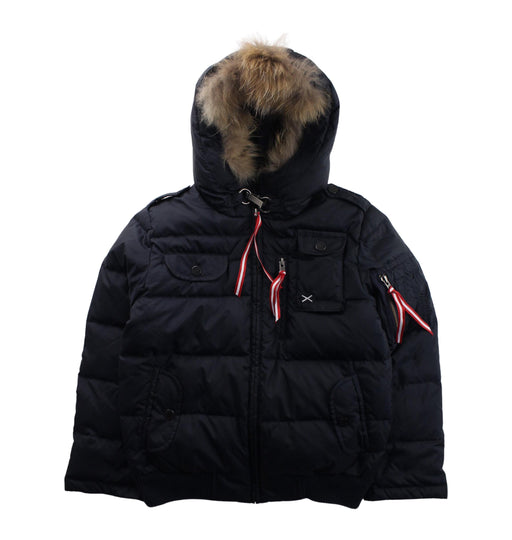A Black Puffer/Quilted Coats & Outerwear from Scapa Sports in size 7Y for boy. (Front View)