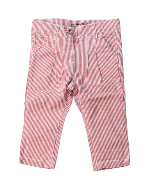 A Red Casual Pants from Bout'Chou in size 3-6M for boy. (Front View)
