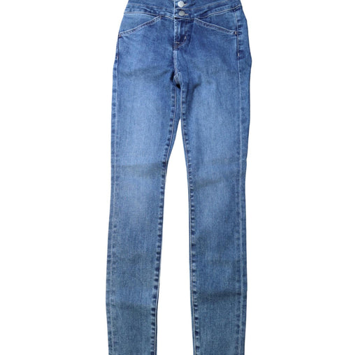 A Blue Jeans from J Brand in size XS for maternity. (Front View)