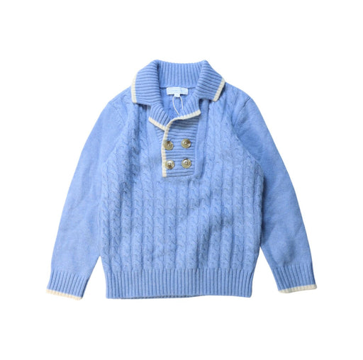A Blue Knit Sweaters from Nicholas & Bears in size 4T for boy. (Front View)