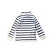 A White Zippered Sweatshirts from Crewcuts in size 3T for boy. (Back View)
