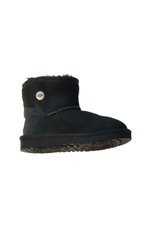 A Black Winter Boots from UGG in size 4T for girl. (Front View)