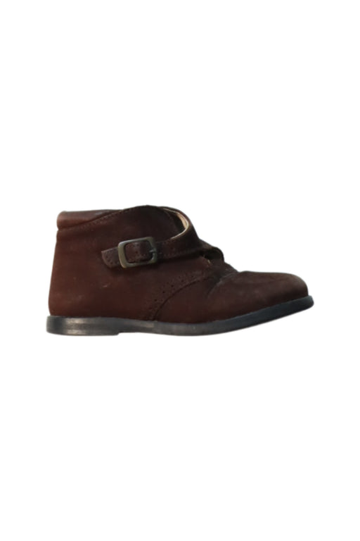 A Brown Casual Boots from Jacadi in size 3T for boy. (Front View)