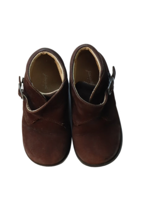 A Brown Casual Boots from Jacadi in size 3T for boy. (Back View)