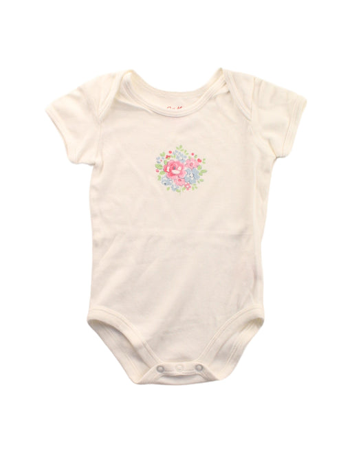 A White Short Sleeve Bodysuits from Cath Kidston in size 3-6M for girl. (Front View)