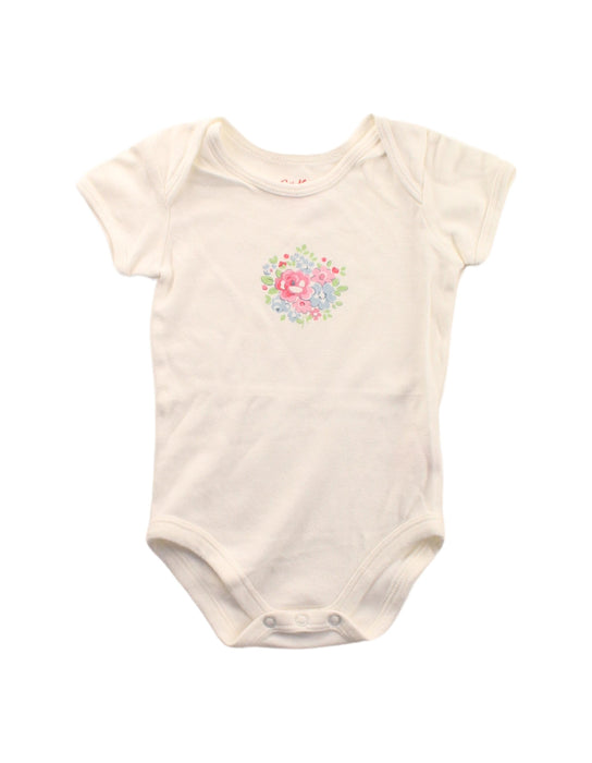 A White Short Sleeve Bodysuits from Cath Kidston in size 3-6M for girl. (Front View)
