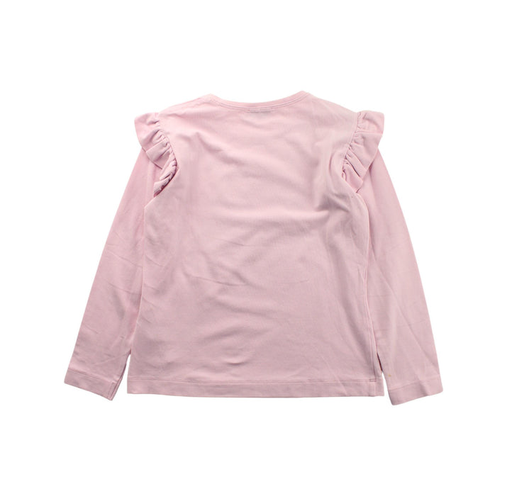 A Pink Long Sleeve Tops from Monnalisa in size 10Y for girl. (Back View)