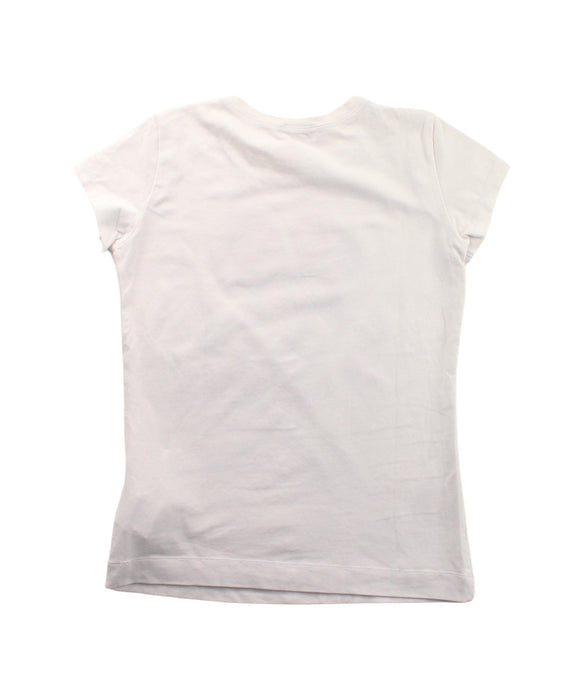 A White Short Sleeve T Shirts from Monnalisa in size 10Y for girl. (Back View)