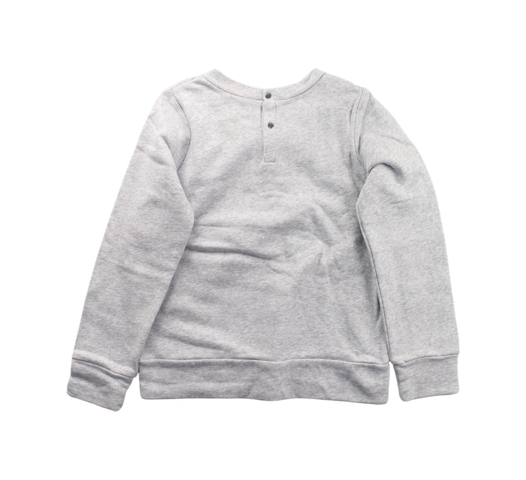 A Grey Crewneck Sweatshirts from Jacadi in size 10Y for girl. (Back View)