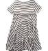 A Black Short Sleeve Dresses from Petit Bateau in size 10Y for girl. (Back View)
