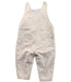 A Beige Long Overalls from The Little White Company in size 6-12M for boy. (Back View)