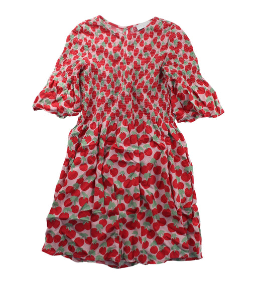A Red Long Sleeve Dresses from Stella McCartney in size 6T for girl. (Front View)