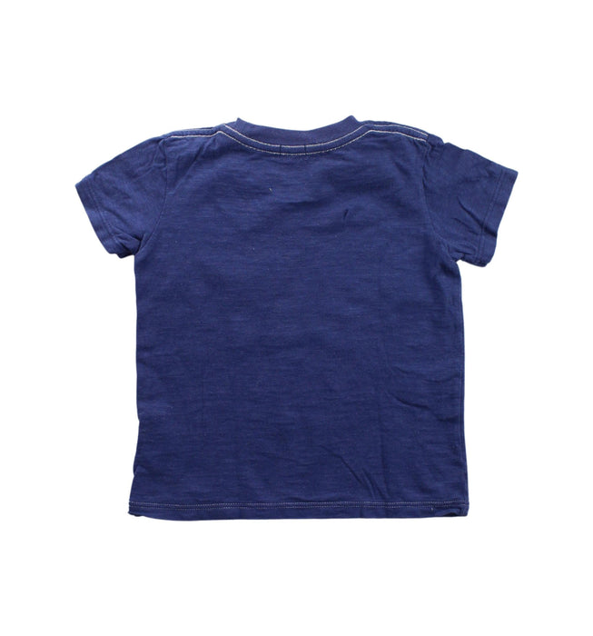 A Blue Short Sleeve T Shirts from Miki House in size 2T for boy. (Back View)
