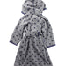 A Blue Bathrobes from Petit Bateau in size 4T for girl. (Back View)