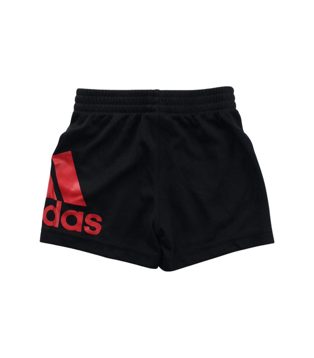 A Black Shorts from Adidas in size 3-6M for boy. (Back View)