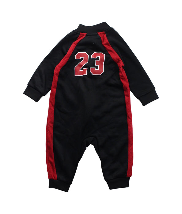 A Black Long Sleeve Jumpsuits from Air Jordan in size 3-6M for boy. (Back View)