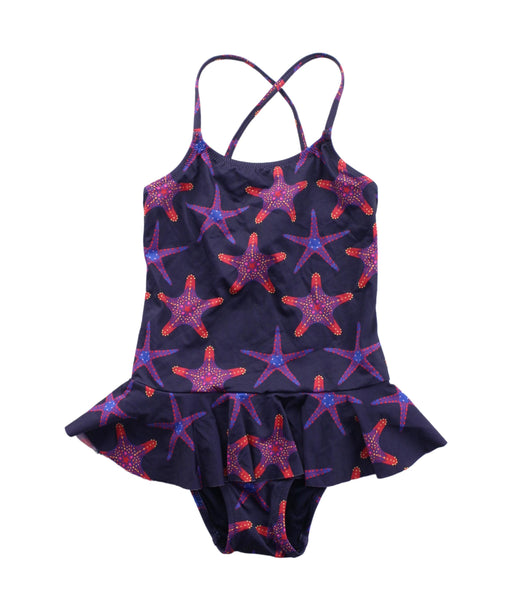 A Purple Swimsuits from Vilebrequin in size 4T for girl. (Front View)