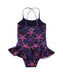 A Purple Swimsuits from Vilebrequin in size 4T for girl. (Back View)