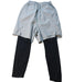 A Grey Leggings from Moody Tiger in size 5T for boy. (Front View)