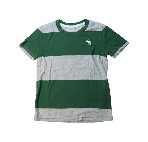 A Green Short Sleeve T Shirts from Abercrombie & Fitch in size 5T for boy. (Front View)