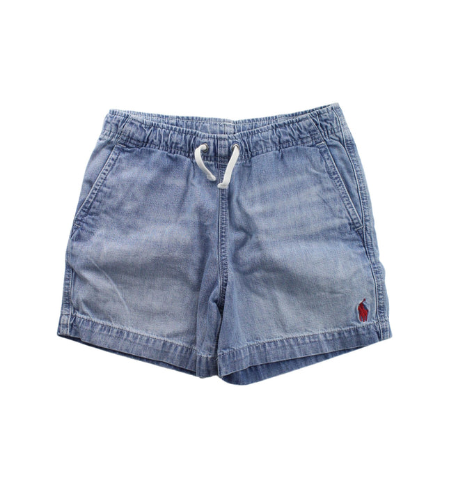 A Blue Shorts from Polo Ralph Lauren in size 10Y for girl. (Front View)