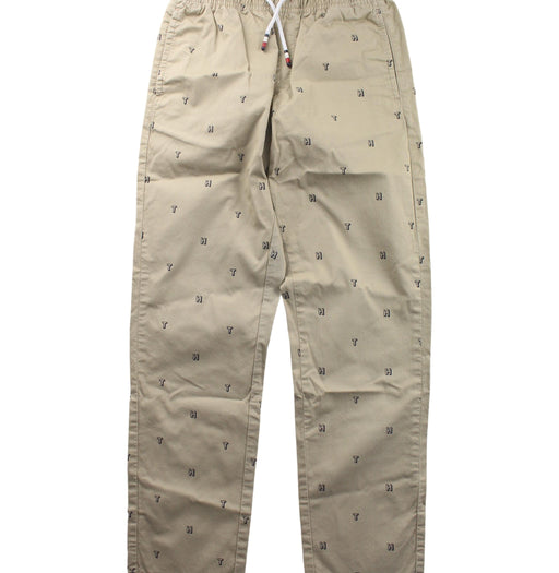 A Beige Casual Pants from Tommy Hilfiger in size 10Y for boy. (Front View)