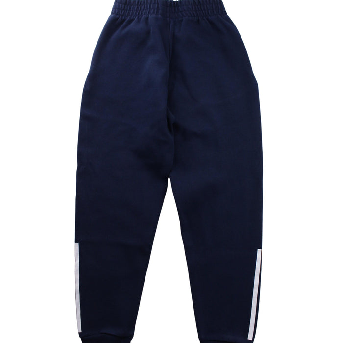 A Blue Sweatpants from Adidas in size 10Y for boy. (Back View)