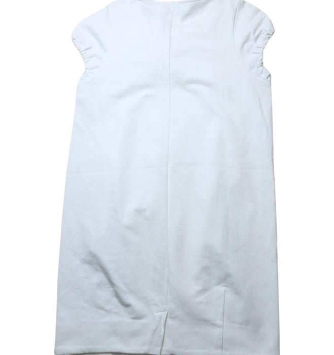 A White Short Sleeve Dresses from TWINSET in size 12Y for girl. (Back View)