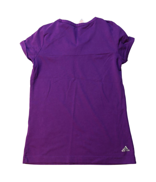 A Multicolour Short Sleeve T Shirts from Adidas in size 11Y for girl. (Back View)