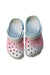 A Multicolour Sandals from Crocs in size 5T for girl. (Back View)