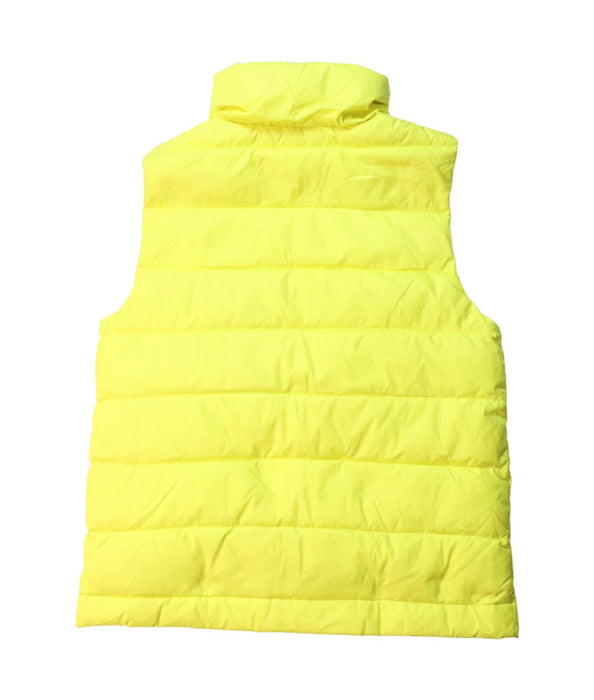 A Yellow Outerwear Vests from Bonpoint in size 6T for neutral. (Back View)