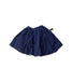 A Navy Short Skirts from Velveteen in size 2T for girl. (Back View)