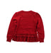 A Red Knit Sweaters from Nicholas & Bears in size 6T for girl. (Back View)