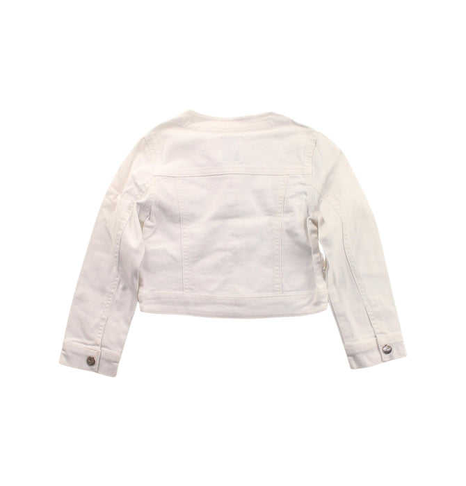 A White Lightweight Jackets from Mayoral in size 4T for girl. (Back View)