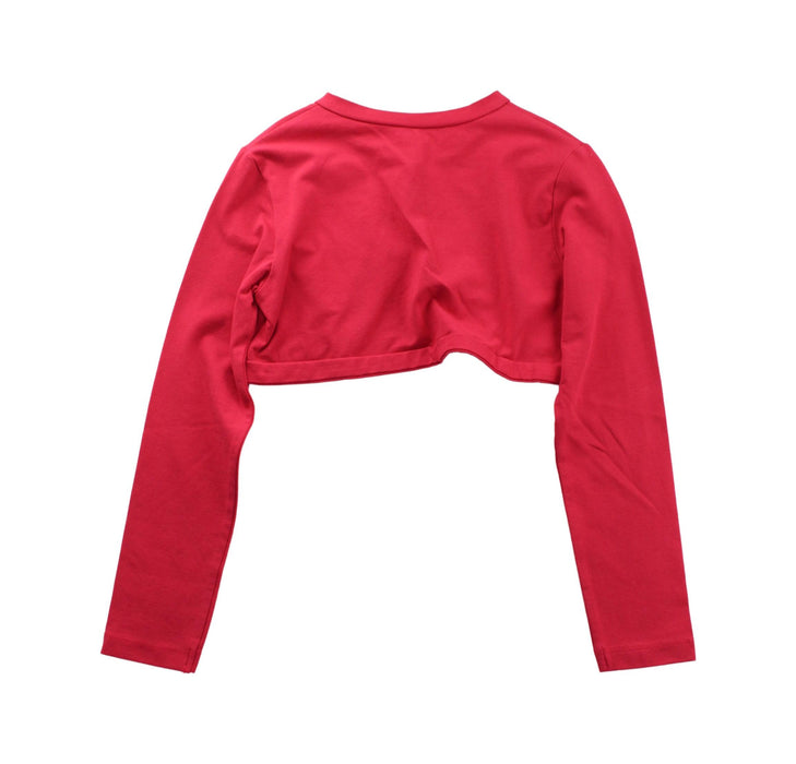 A Red Cardigans from Mayoral in size 7Y for girl. (Back View)