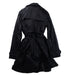 A Black Coats from Armani in size 8Y for girl. (Back View)