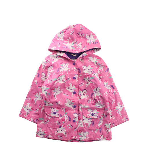 A Pink Coats from Hatley in size 4T for girl. (Front View)