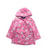 A Pink Coats from Hatley in size 4T for girl. (Front View)