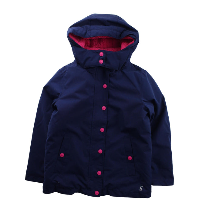 A Blue Coats from Joules in size 8Y for boy. (Front View)
