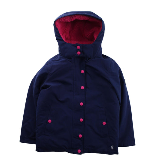 A Blue Coats from Joules in size 7Y for boy. (Front View)