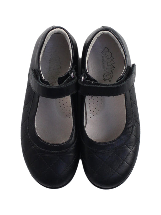 A Black Flats from Rossano in size 5T for girl. (Back View)