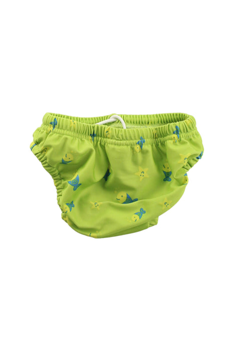 A Green Swim Diapers from Bambino Mio in size 6-12M for girl. (Back View)