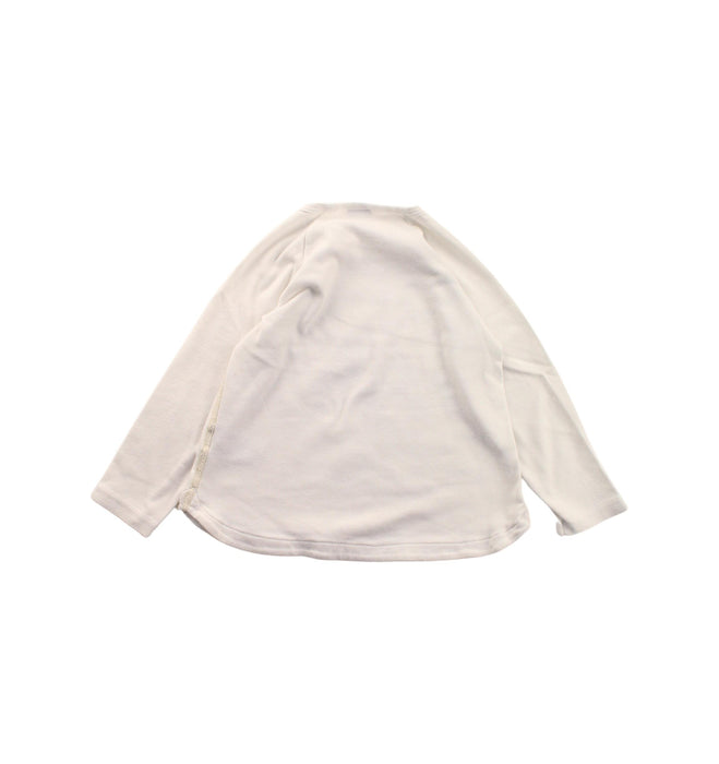 A White Long Sleeve T Shirts from Petit Bateau in size 2T for girl. (Back View)