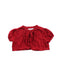 A Red Cardigans from Janie & Jack in size 2T for girl. (Front View)
