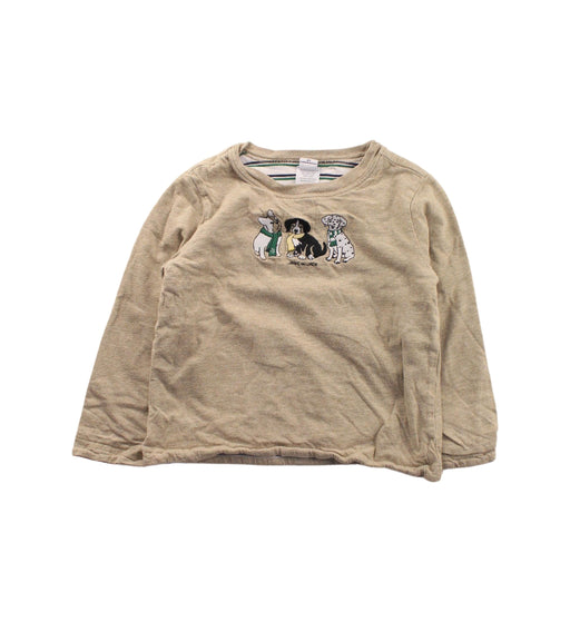 A Beige Long Sleeve T Shirts from Janie & Jack in size 2T for boy. (Front View)
